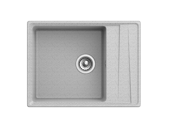 Кухонная мойка GranFest Level GF-LV-660L Серая Кухонная мойка GranFest Level GF-LV-660L Серая