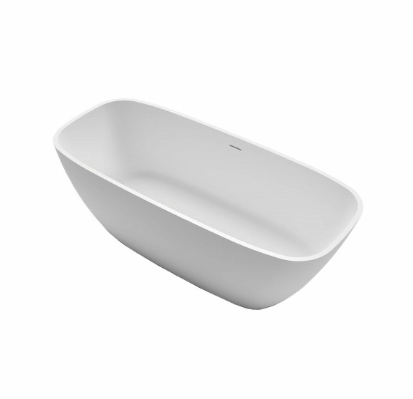 Ванна из искусственного камня Gruppo Treesse Brio 170x72 V297BL без гидромассажа