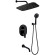 Душевая система Berges Ventas 3O Black 073010 Черная матовая Душевая система Berges Ventas 3O Black 073010 Черная матовая