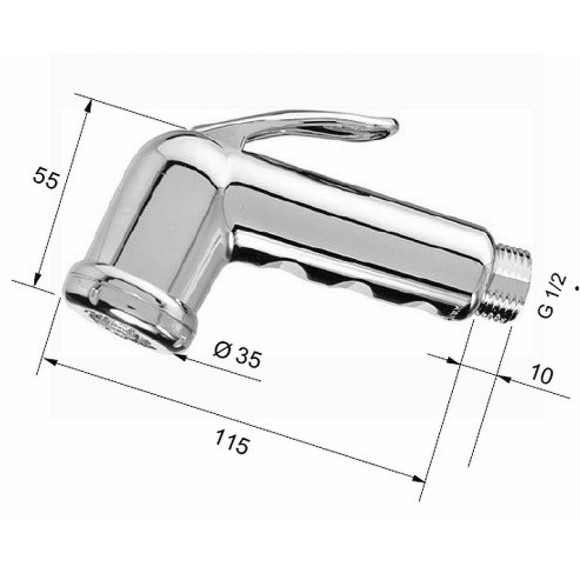Гигиенический душ Remer 332ORCRx Хром