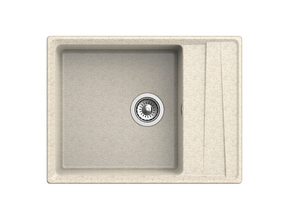 Кухонная мойка GranFest Level GF-LV-660L Бежевая