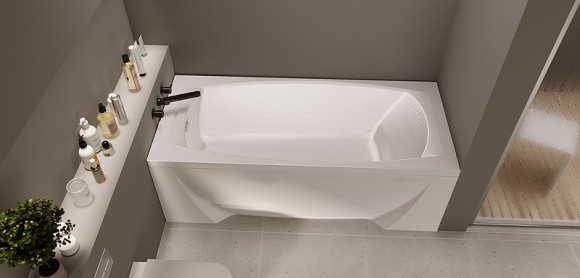 Акриловая ванна Marka One Pragmatika 173х75 01пр17375 без гидромассажа Акриловая ванна Marka One Pragmatika 173х75 01пр17375 без гидромассажа