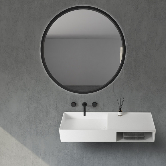 Раковина Abber Stein 80 AS2649-0.8 Белая матовая Раковина Abber Stein 80 AS2649-0.8 Белая матовая