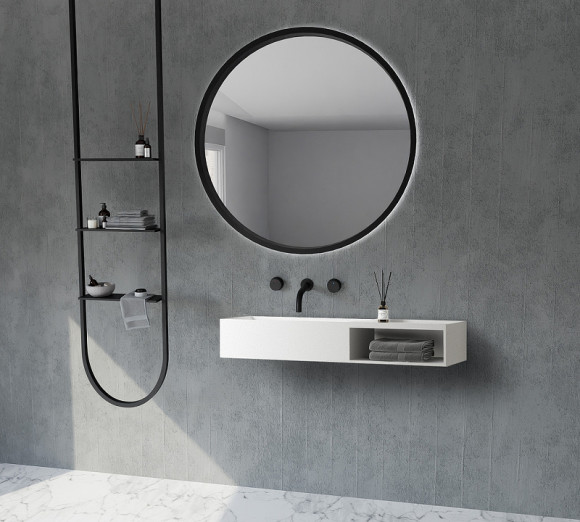 Раковина Abber Stein 80 AS2649-0.8 Белая матовая Раковина Abber Stein 80 AS2649-0.8 Белая матовая