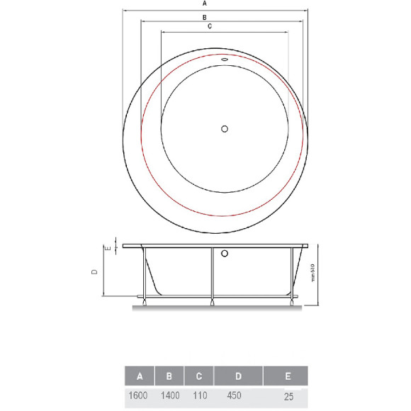 Акриловая ванна Vayer Boomerang 160x160 Гл000010857 без гидромассажа Акриловая ванна Vayer Boomerang 160x160 Гл000010857 без гидромассажа