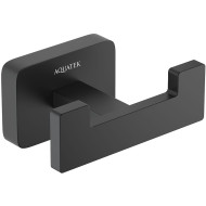 Двойной крючок Aquatek Либра AQ4302MB Черный матовый Двойной крючок Aquatek Либра AQ4302MB Черный матовый