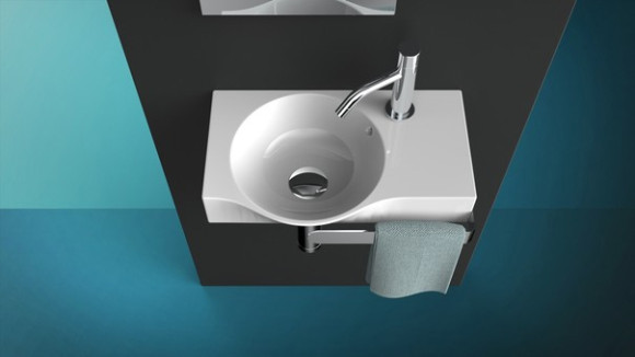 Раковина Artceram Union 43 LML001 01 00 Белая Раковина Artceram Union 43 LML001 01 00 Белая