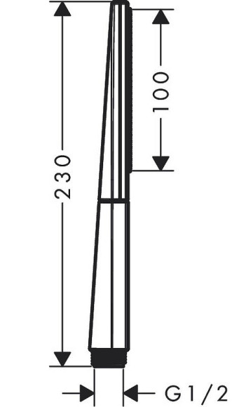 Ручной душ Hansgrohe Rainfinity 26867990 Золото Черный Ручной душ Hansgrohe Rainfinity 26867990 Золото Черный