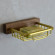 Мыльница Bronze de Luxe Forest 10703G Орех Золото матовое Мыльница Bronze de Luxe Forest 10703G Орех Золото матовое