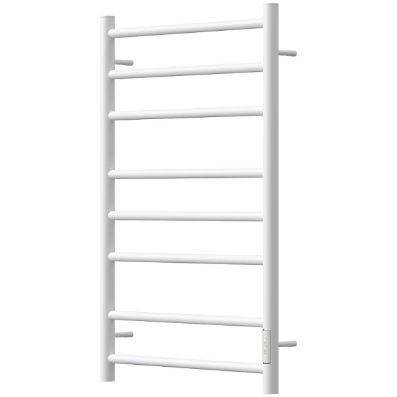 Электрический полотенцесушитель Point Аврора PN10848W П8 400x800 диммер справа Белый Электрический полотенцесушитель Point Аврора PN10848W П8 400x800 диммер справа Белый