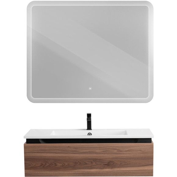 Тумба под раковину Cezares Slider 100 SLIDER-1000-1C-SO-NA-P подвесная Орех дымчатый