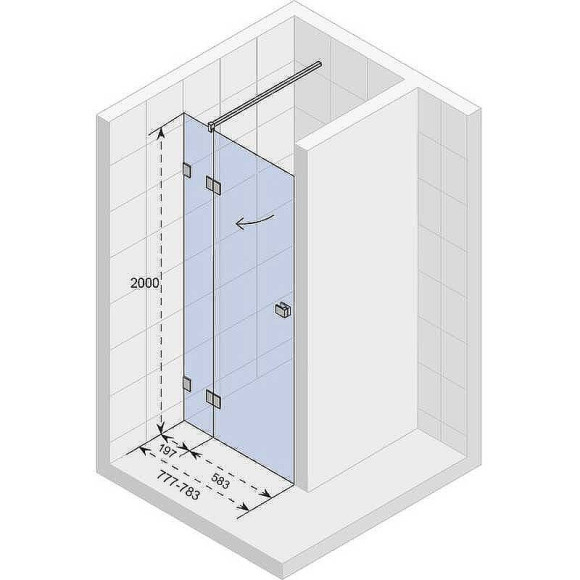 Душевая дверь Riho SZ Scandic NXT X104 78 L G001019120 (GX00402C1) профиль Хром стекло прозрачное Душевая дверь Riho SZ Scandic NXT X104 78 L G001019120 (GX00402C1) профиль Хром стекло прозрачное