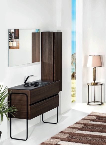 Шкаф пенал Boheme Armadi Art Vallessi 35 836-D подвесной Дуб темный матовый Шкаф пенал Boheme Armadi Art Vallessi 35 836-D подвесной Дуб темный матовый