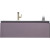 Тумба с раковиной Orans BC-4060-1200L 120 40601200L подвесная Лиловая матовая