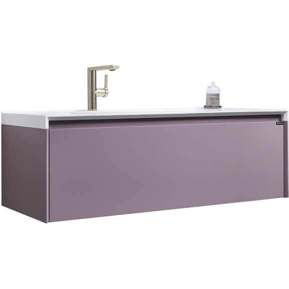 Тумба с раковиной Orans BC-4060-1200L 120 40601200L подвесная Лиловая матовая Тумба с раковиной Orans BC-4060-1200L 120 40601200L подвесная Лиловая матовая