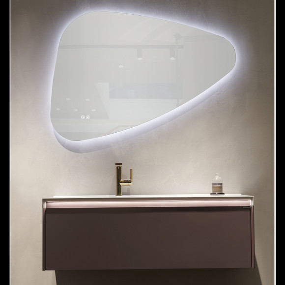 Тумба с раковиной Orans BC-4060-1200L 120 40601200L подвесная Лиловая матовая Тумба с раковиной Orans BC-4060-1200L 120 40601200L подвесная Лиловая матовая