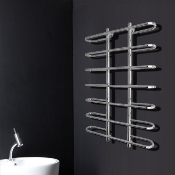 Водяной полотенцесушитель Ника Mix Вираж 80x50 Хром