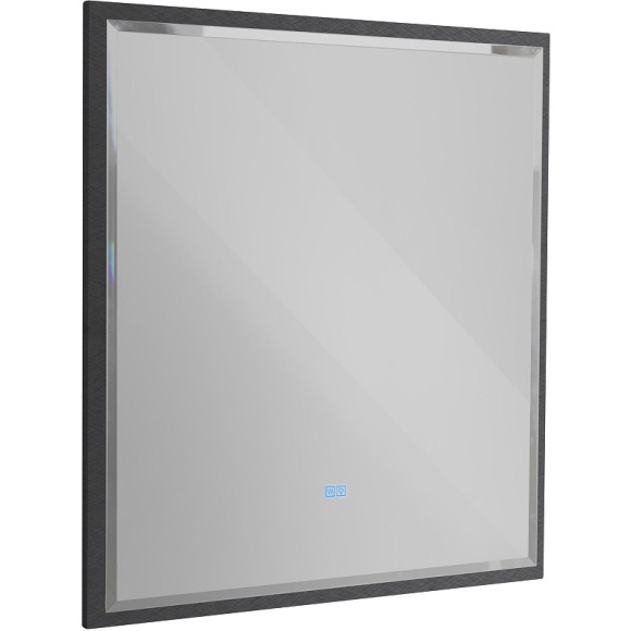Зеркало Cezares Interni 80 CZR-SPC-INT-800-900-LED-TCH-WARM-TIT с подсветкой Tитан с сенсорным выключателем и подогревом