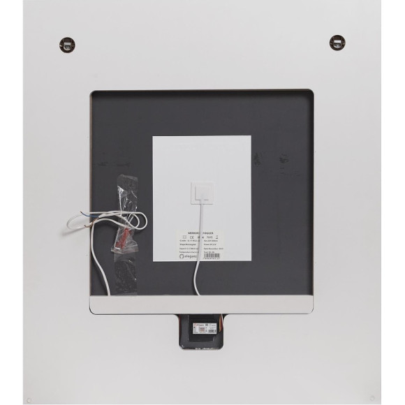 Зеркало Cezares Interni 80 CZR-SPC-INT-800-900-LED-TCH-WARM-TIT с подсветкой Tитан с сенсорным выключателем и подогревом