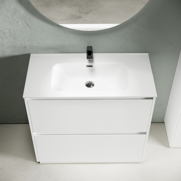 Тумба под раковину Sancos Libra Floor 90 LB90FW Белый глянец Тумба под раковину Sancos Libra Floor 90 LB90FW Белый глянец