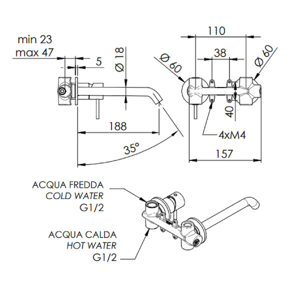 Смеситель для раковины Remer X-Style X15PLDO Золото Смеситель для раковины Remer X-Style X15PLDO Золото