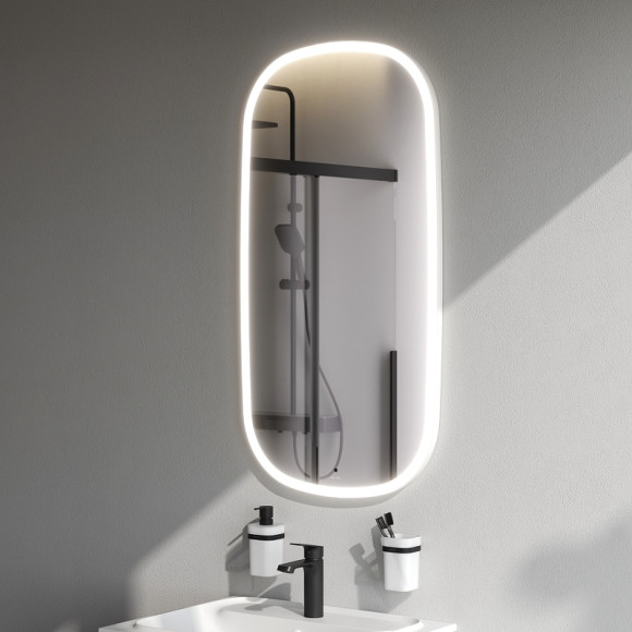 Зеркало AM.PM Func 55 M8FMOX0551WGH с подсветкой с ИК-сенсорным выключателем Зеркало AM.PM Func 55 M8FMOX0551WGH с подсветкой с ИК-сенсорным выключателем