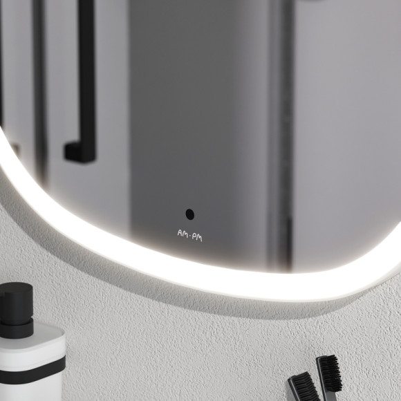 Зеркало AM.PM Func 55 M8FMOX0551WGH с подсветкой с ИК-сенсорным выключателем Зеркало AM.PM Func 55 M8FMOX0551WGH с подсветкой с ИК-сенсорным выключателем