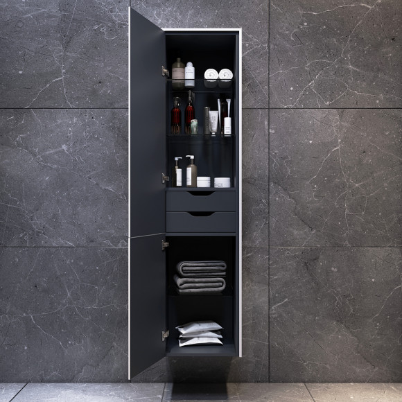 Шкаф пенал AM.PM Inspire V2.0 40 M50ACHX0406WM Белый матовый Шкаф пенал AM.PM Inspire V2.0 40 M50ACHX0406WM Белый матовый