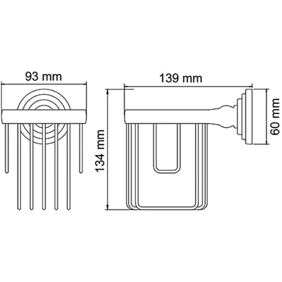 Держатель освежителя воздуха WasserKRAFT Isar K-7345 Темная бронза Держатель освежителя воздуха WasserKRAFT Isar K-7345 Темная бронза