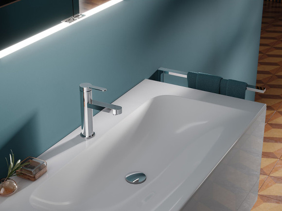 Смеситель для раковины Keuco IXMO Flat 59502 013000 Хром Смеситель для раковины Keuco IXMO Flat 59502 013000 Хром