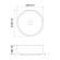 Раковина-чаша Iddis Ray 35 RAYWM03i27 Белая матовая Раковина-чаша Iddis Ray 35 RAYWM03i27 Белая матовая
