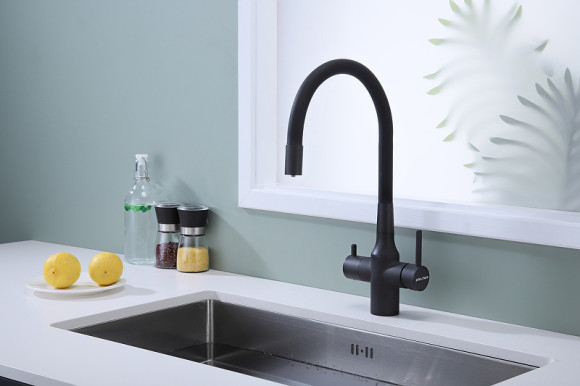 Смеситель для кухни Paulmark Salix Sa213419-401 Антрацит