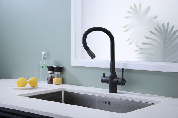 Смеситель для кухни Paulmark Salix Sa213419-401 Антрацит