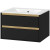Тумба под раковину Excellent Tuto 80 MLEX.0103.800.BKBL подвесная Черный матовый Дуб