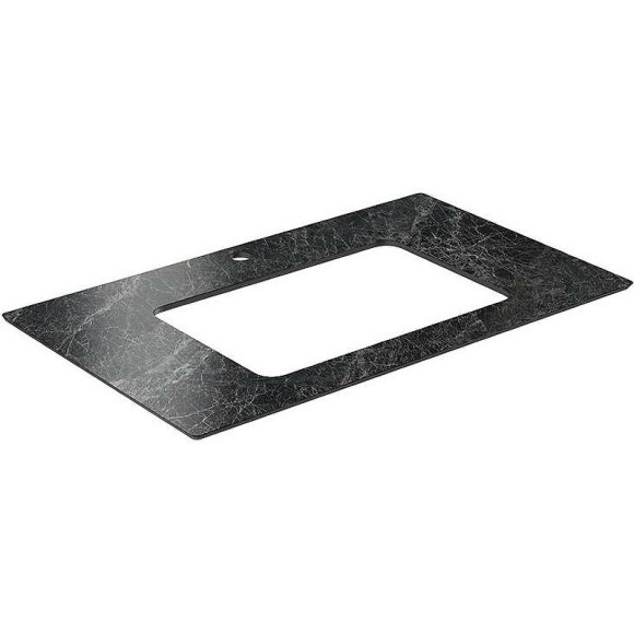 Столешница под раковину Kerama Marazzi Plaza Classic Neo Риальто 80 PL3.VT93\80T Темно-серая Столешница под раковину Kerama Marazzi Plaza Classic Neo Риальто 80 PL3.VT93\80T Темно-серая