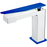 Смеситель для раковины Boheme Q 141-CRUW.2 Хром Синий