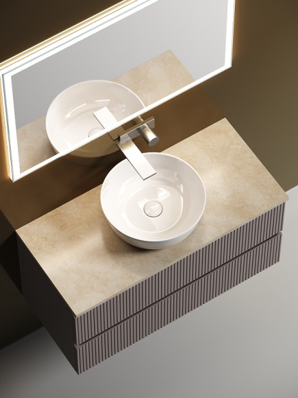 Тумба под раковину Sancos Snob T 100 SNT100SM подвесная Doha Soft