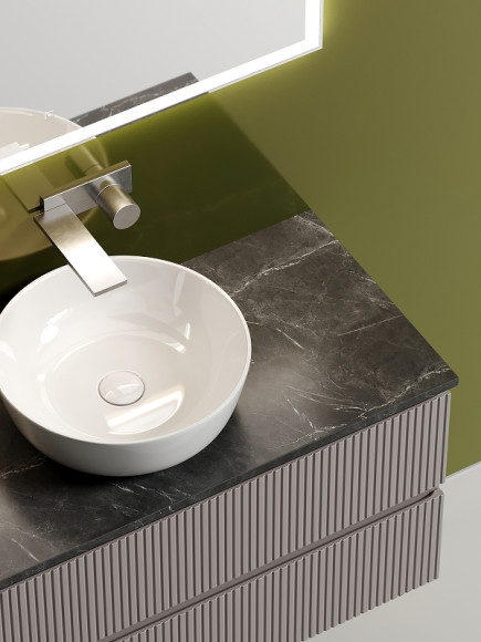 Тумба под раковину Sancos Snob T 100 SNT100SM подвесная Doha Soft