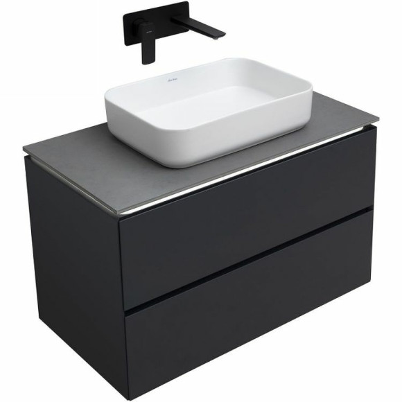 Тумба под раковину Allen Brau Infinity 85 1.21001.AM подвесная Антрацит матовый