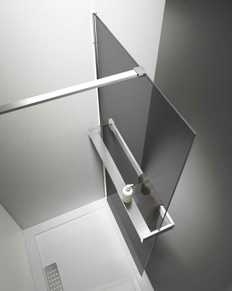 Душевая перегородка Vincea Walk-In HR 80 L VSW-4HR800CG профиль Хром стекло тонированное Душевая перегородка Vincea Walk-In HR 80 L VSW-4HR800CG профиль Хром стекло тонированное