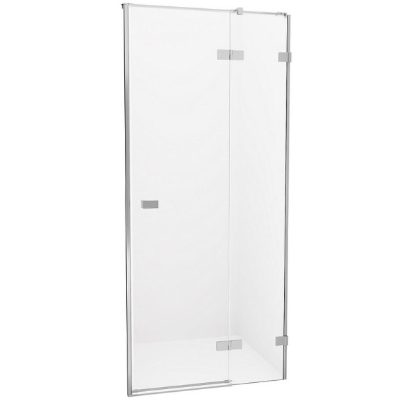 Душевая дверь New Trendy Avexa Chrome 100 R EXK-1446 профиль Хром стекло прозрачное