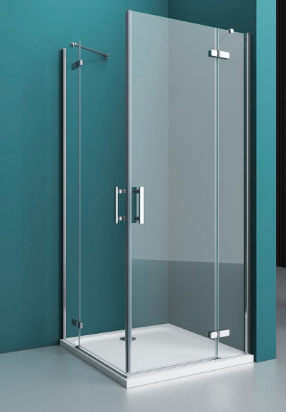 Душевой уголок BelBagno Kraft 100х90 KRAFT-AH-22-100/90-C-Cr-R профиль Хром стекло прозрачное Душевой уголок BelBagno Kraft 100х90 KRAFT-AH-22-100/90-C-Cr-R профиль Хром стекло прозрачное