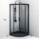 Душевой уголок AM.PM Gem 90х90 W90G-401-090BT профиль Черный матовый стекло прозрачное Душевой уголок AM.PM Gem 90х90 W90G-401-090BT профиль Черный матовый стекло прозрачное