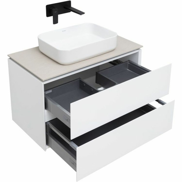 Тумба под раковину Allen Brau Infinity 85 1.21001.WM подвесная Белая матовая Тумба под раковину Allen Brau Infinity 85 1.21001.WM подвесная Белая матовая