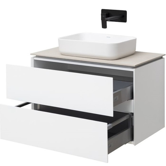 Тумба под раковину Allen Brau Infinity 85 1.21001.WM подвесная Белая матовая Тумба под раковину Allen Brau Infinity 85 1.21001.WM подвесная Белая матовая