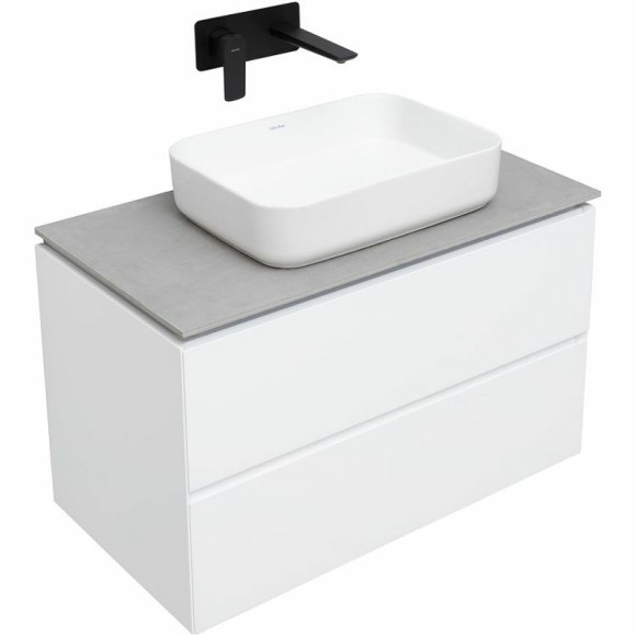 Тумба под раковину Allen Brau Infinity 85 1.21001.WM подвесная Белая матовая Тумба под раковину Allen Brau Infinity 85 1.21001.WM подвесная Белая матовая