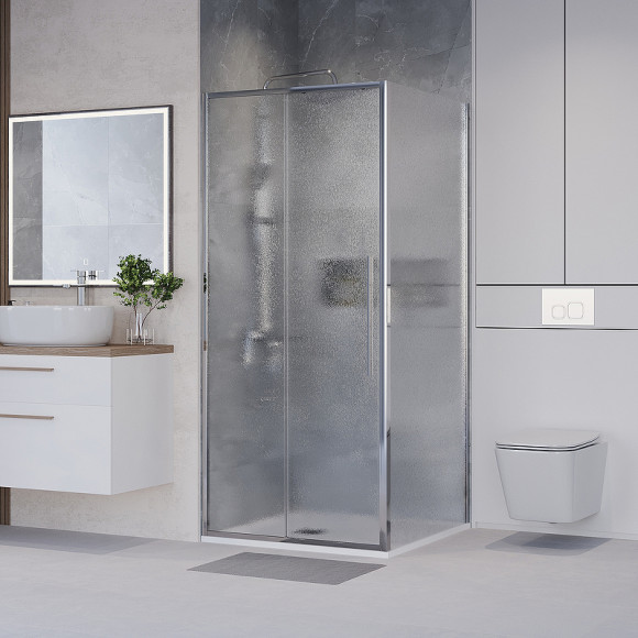 Душевой уголок Niagara Nova 110х80 NG-65-11CH-CH80-34 профиль Хром стекло шиншилла Душевой уголок Niagara Nova 110х80 NG-65-11CH-CH80-34 профиль Хром стекло шиншилла