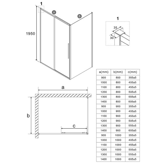 Душевой уголок Niagara Nova 110х80 NG-65-11CH-CH80-34 профиль Хром стекло шиншилла Душевой уголок Niagara Nova 110х80 NG-65-11CH-CH80-34 профиль Хром стекло шиншилла