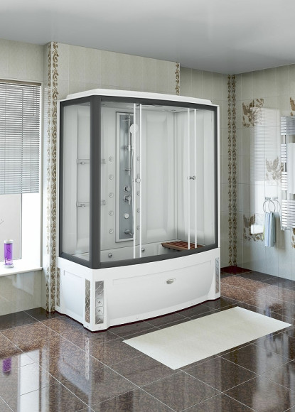 Душевой бокс Radomir Элис К2 168x85 R 1-04-6-2-5-0960 с баней с гидромассажем