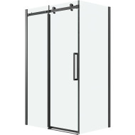 Душевой уголок Grossman Classic 110х80 120.K33.04.1180.21.00 профиль Черный матовый стекло прозрачное